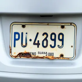 placa do carro