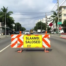 interdição Avenida Odorindo Perenha